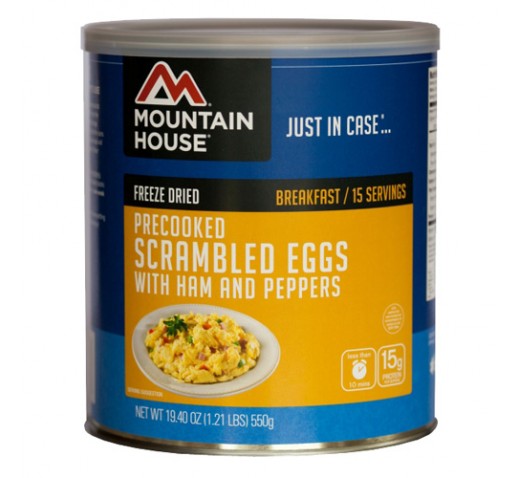 MOUNTAIN HOUSE Scrambled Egg w/Ham&peppers 15serv Can