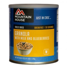 MOUNTAIN HOUSE Granola/Blueberry & Milk 20serv Can