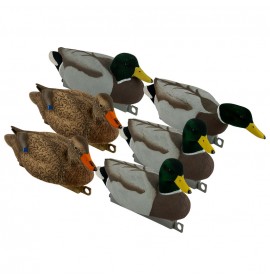 TANGLEFREE Migration Edition Mallard Combo 6 Pack - Flocked Head & Tail