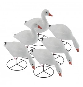 TANGLEFREE Pro Series Full Body Snow Goose Decoy Combo 6 Pack