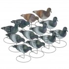 TANGLEFREE Pro Series Pigeon Decoys (6 Upright, 6 Feeders)