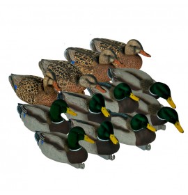 TANGLEFREE Flight Flocked Mallard Combo 12 Pack