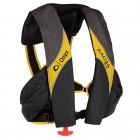 ONYX OUTDOOR Onyx A/M-24 Deluxe Automatic/Manual Inflatable Life Jacket - Carbon/Yellow