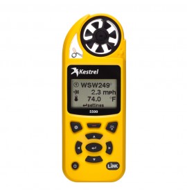 Kestrel 5500 Pocket Weather Meter w/Link + Vane Mount - Yellow