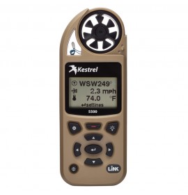 Kestrel 5500 Pocket Weather Meter w/Link + Vane Mount - Desert Tan