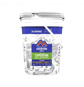 MOUNTAIN HOUSE Expedition Meal Assortment Bucket 5 Day Meal Kit 15 Pchs