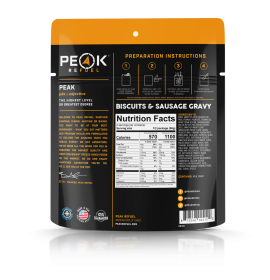 PEAK REFUEL Biscuits & Sausage Gravy 2serv