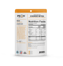 PEAK REFUEL Peanut Butter Chocolate Chip Cookie Bites 2serv